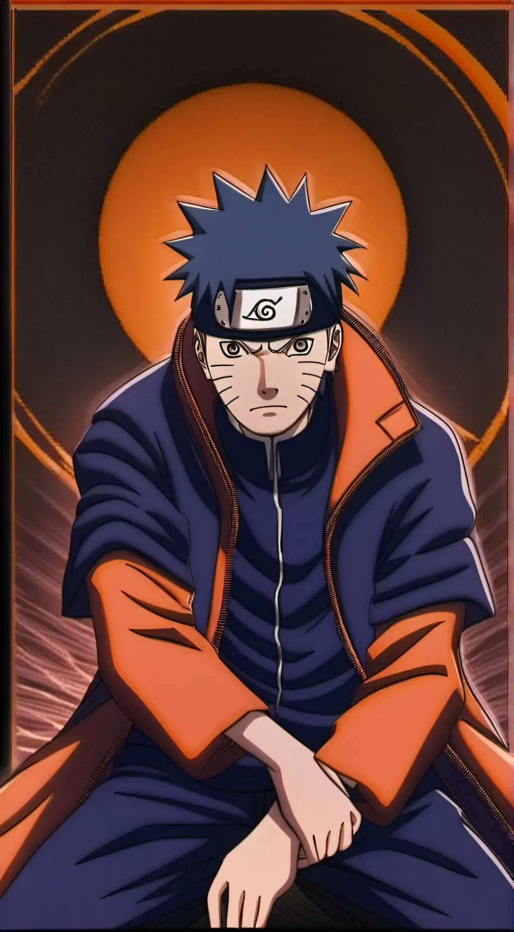 ai character: Menma Uzumaki background