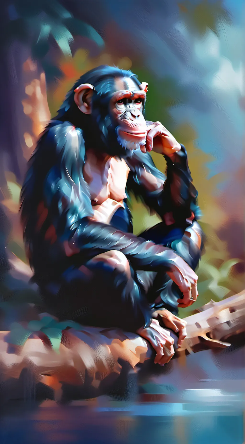 ai character: Macaco background