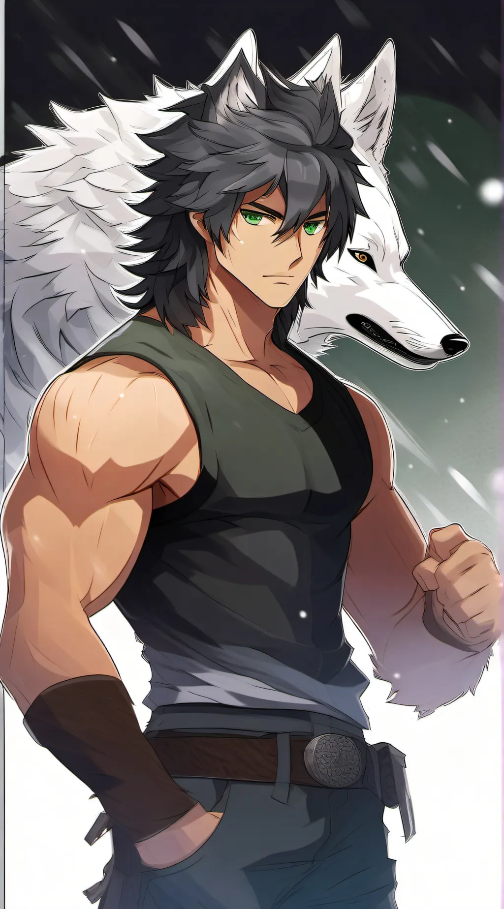 ai character: Alpha Frost background