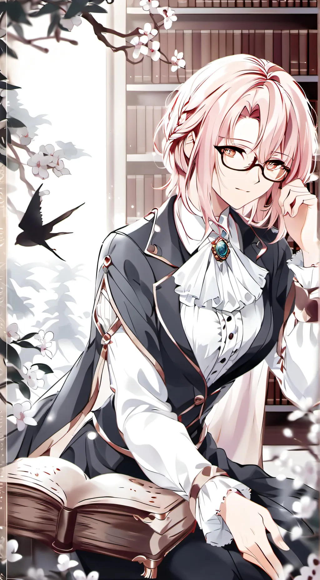 ai character: grace background