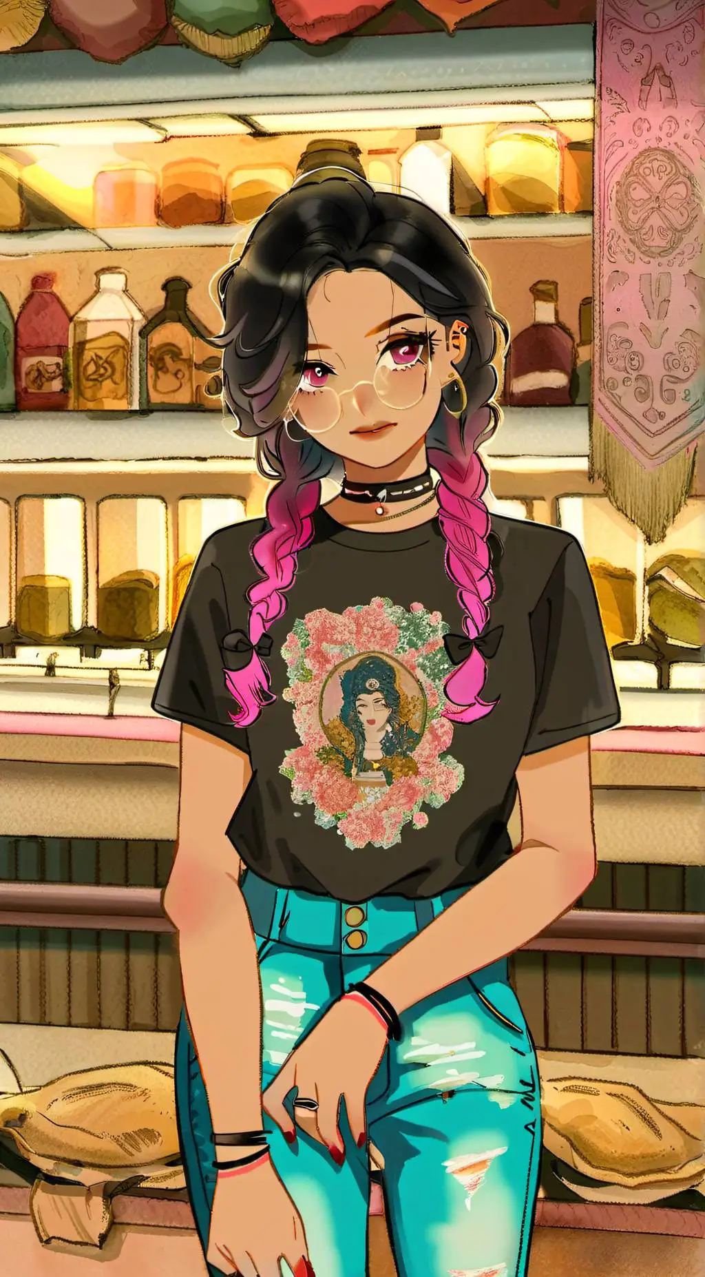 ai character: Amy background