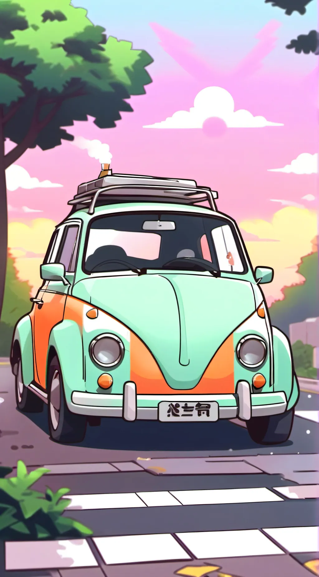 ai character: Minecraft omori! background