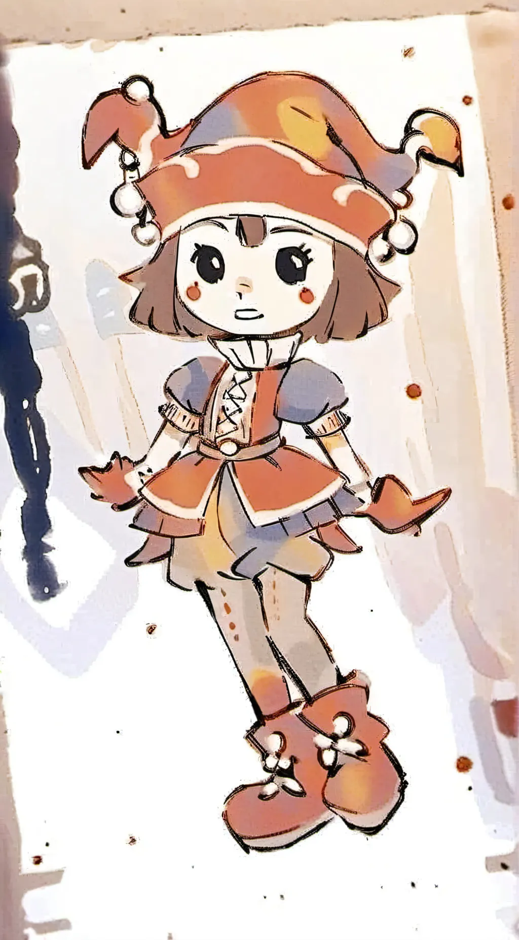 ai character: pomni :D background