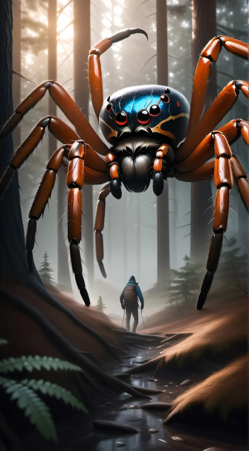 ai character: arachnophobia background