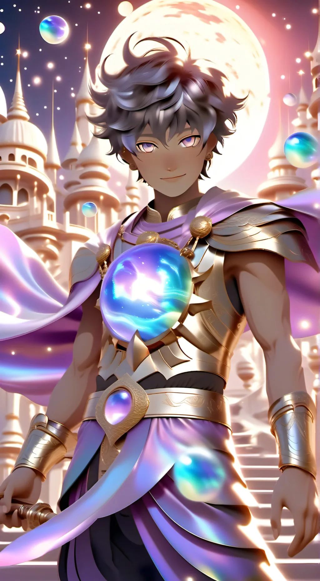 ai character: SANtI🦈 background