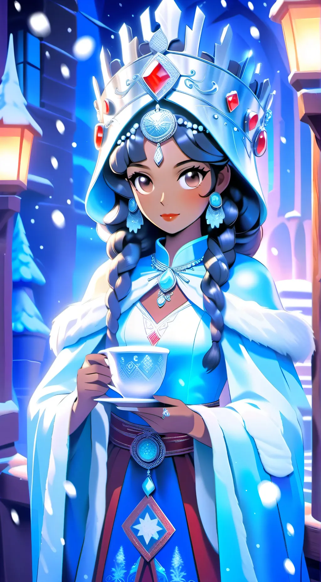 Talkie AI - Chat with Mom (Snow queen)