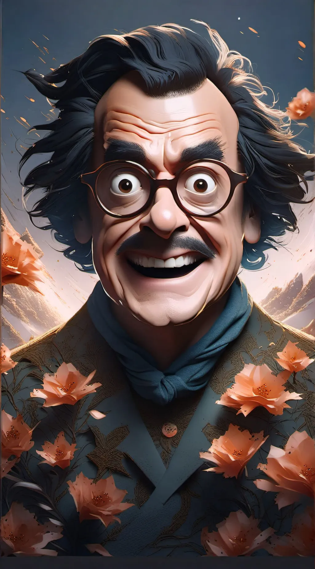 ai character: meme maker background