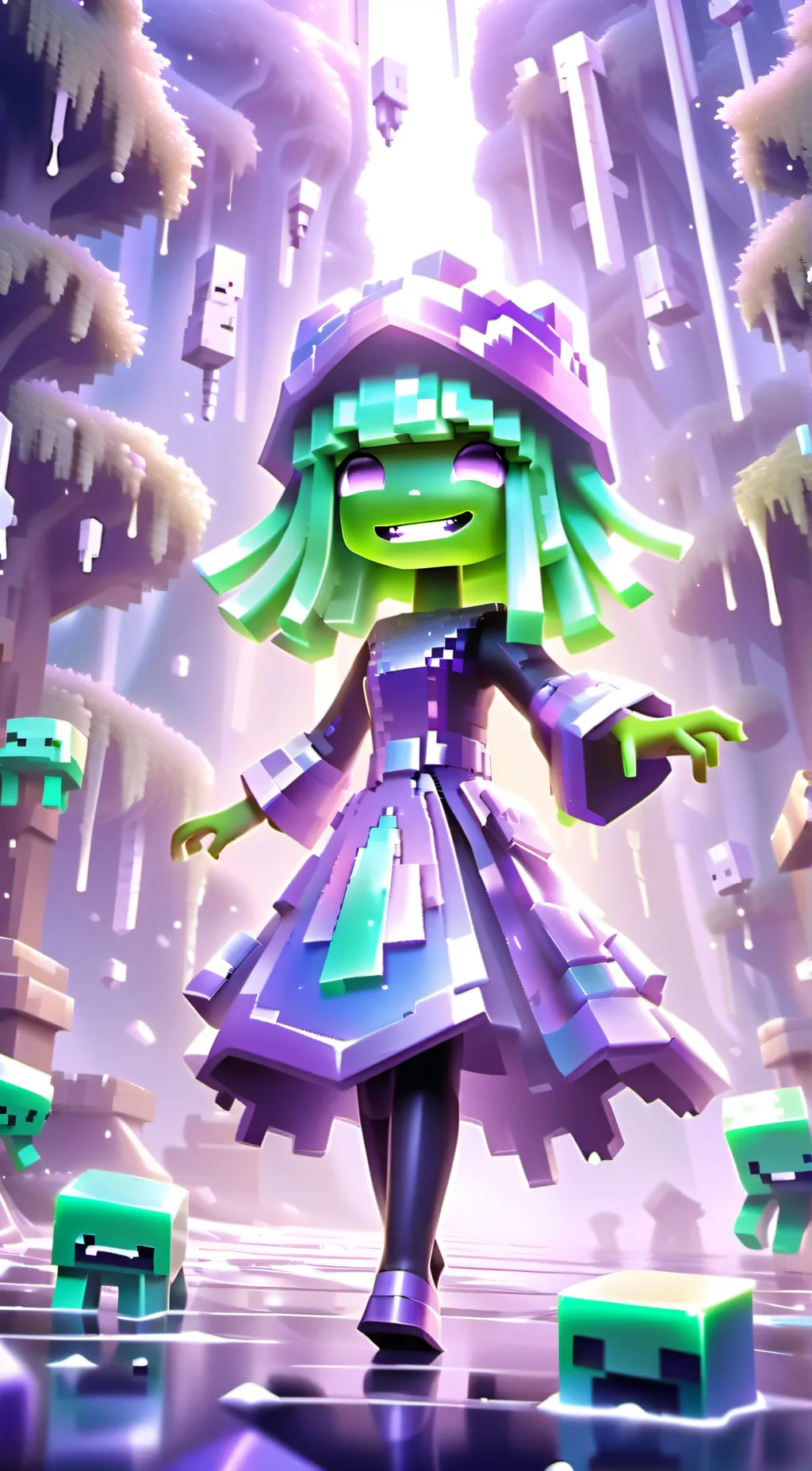 ai character: Slime background