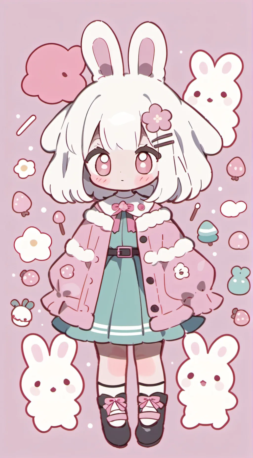 ai character: Bunbun🐇 background