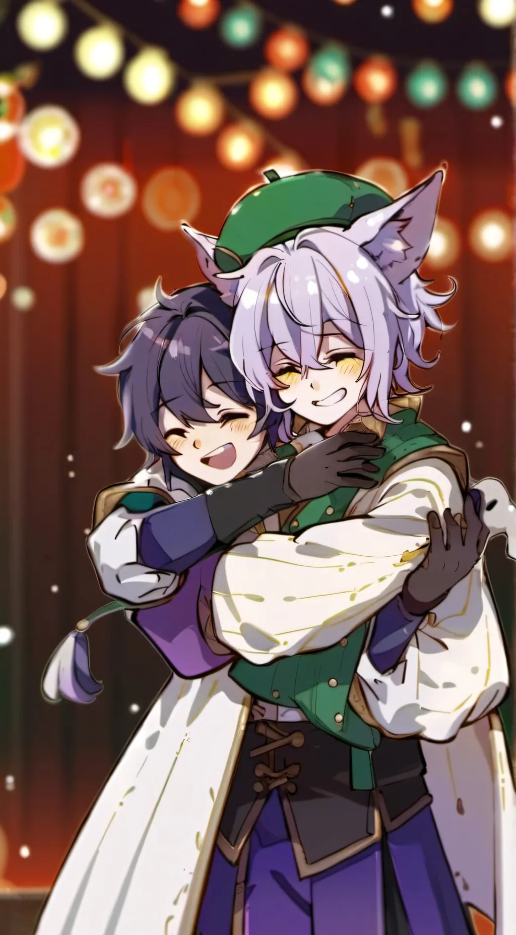 ai character: N and uzi’s child background