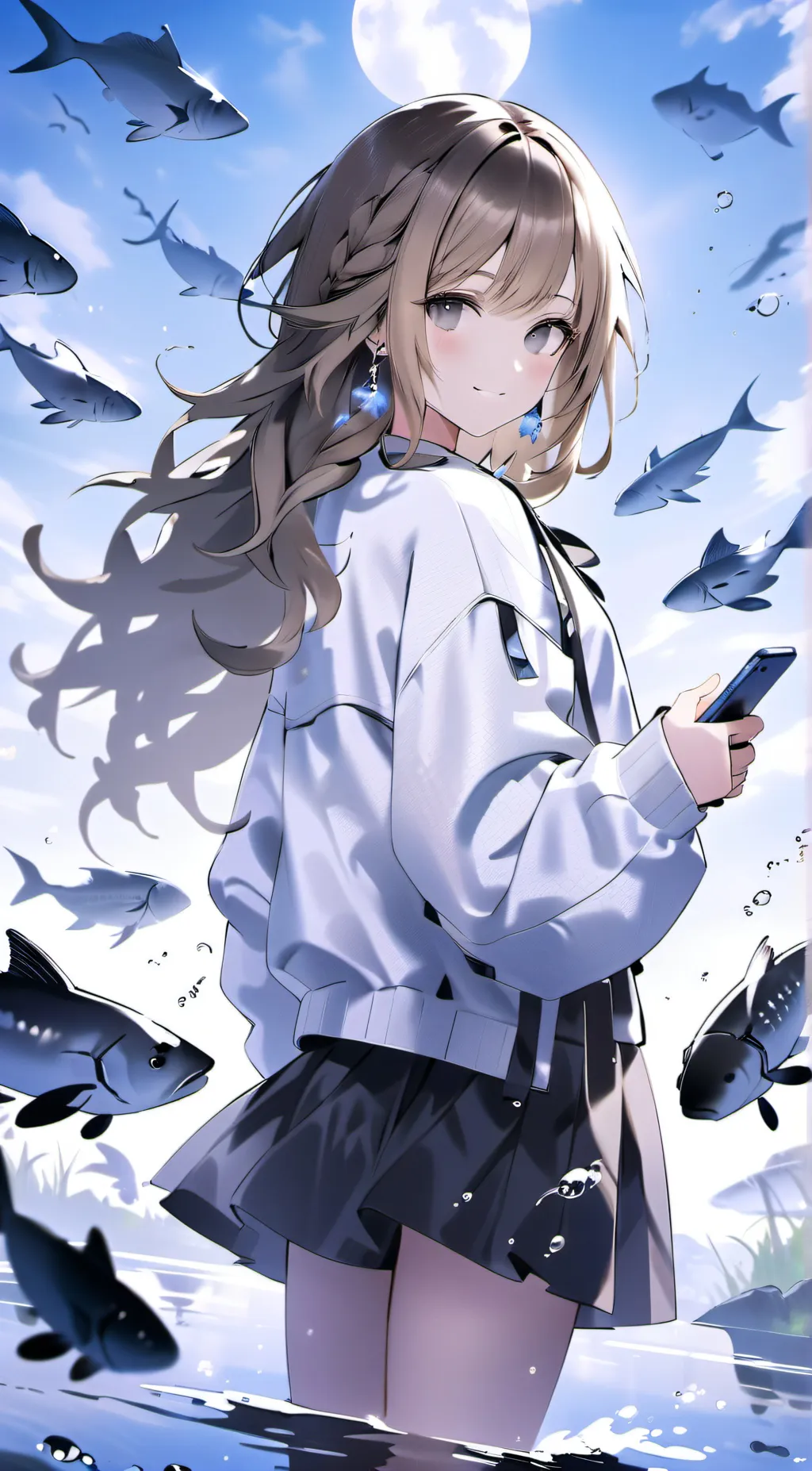 ai character: ★crystal★ background