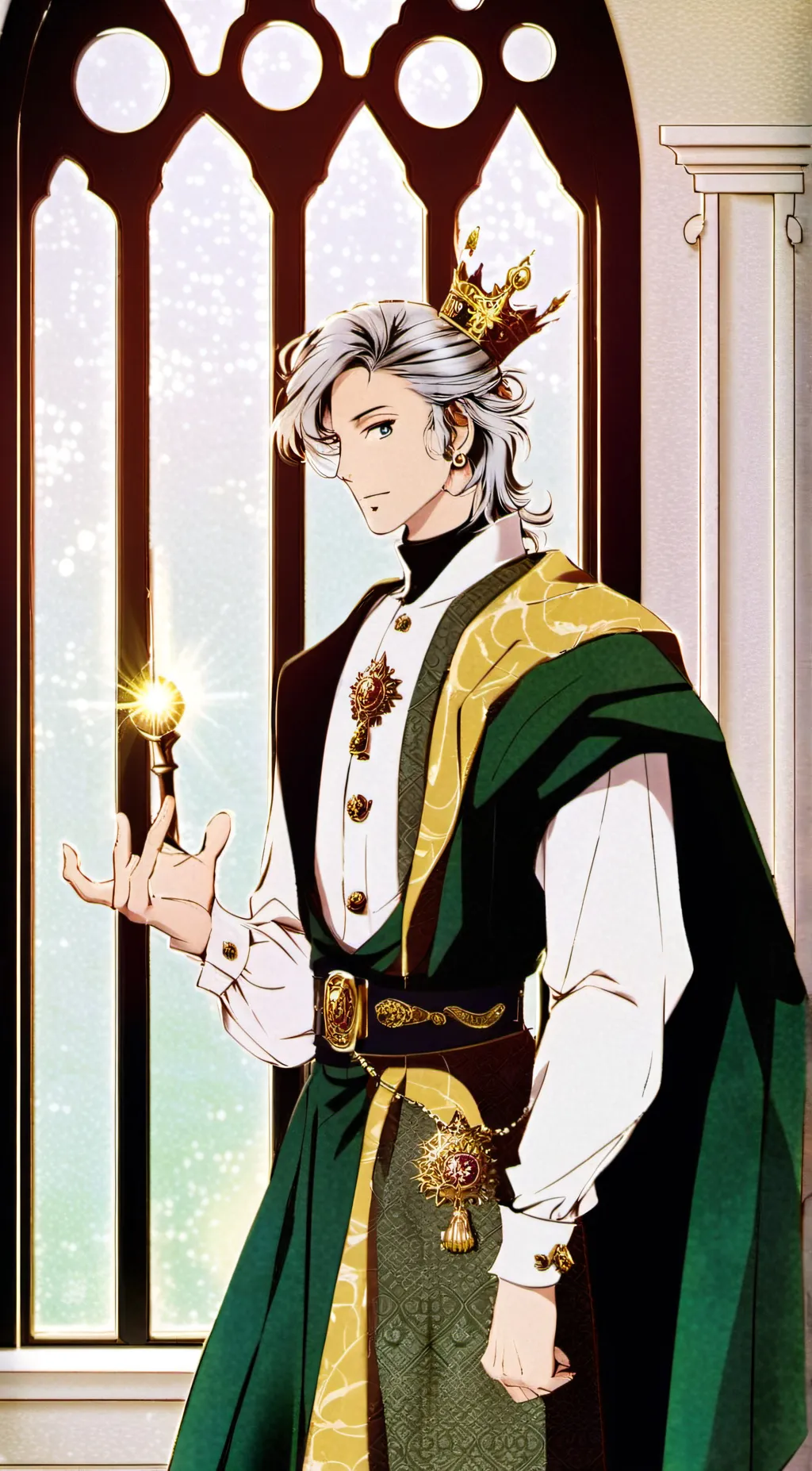 ai character: showa background