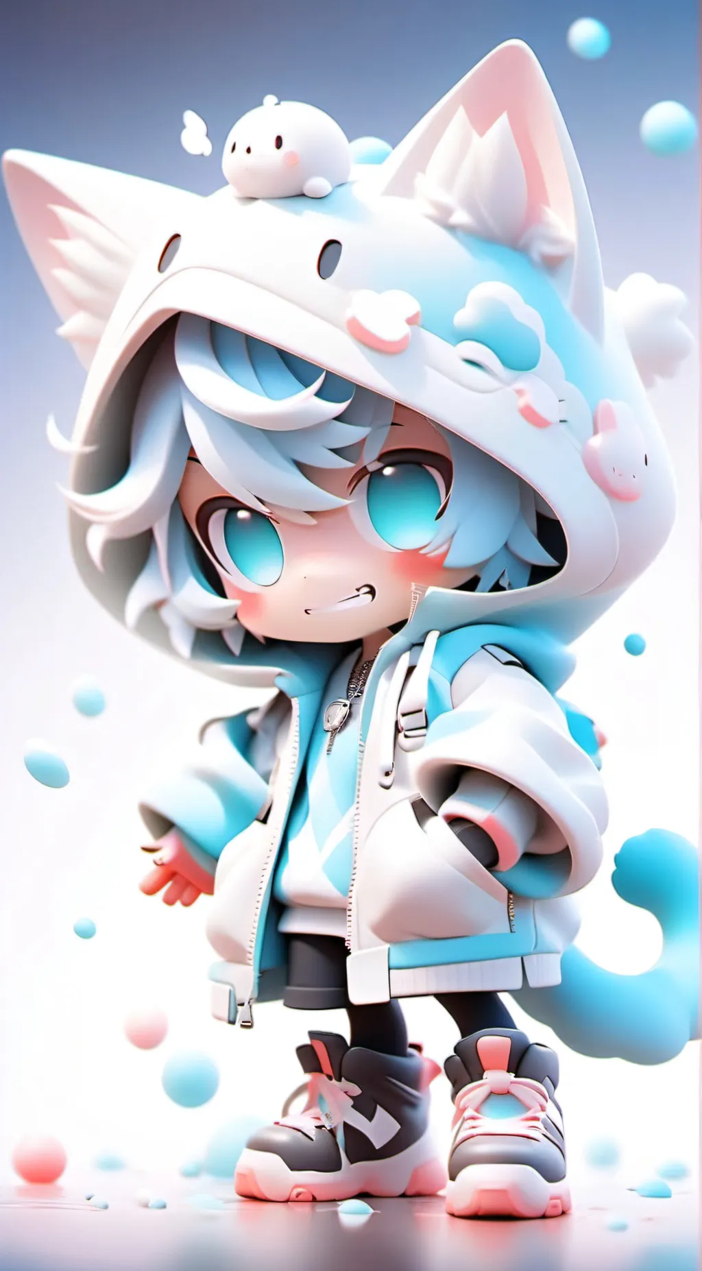 ai character: gumball  background