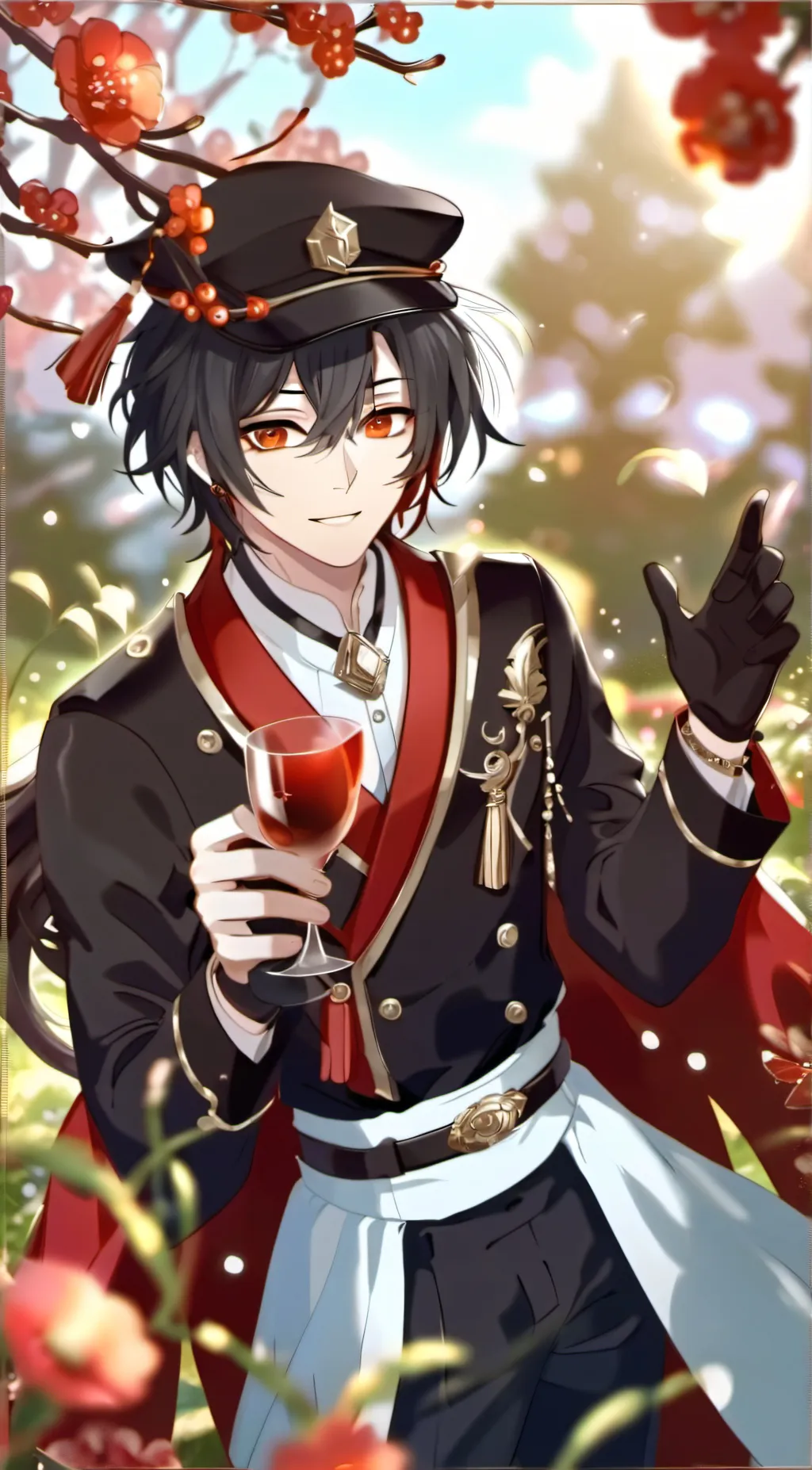 ai character: niyeko  background