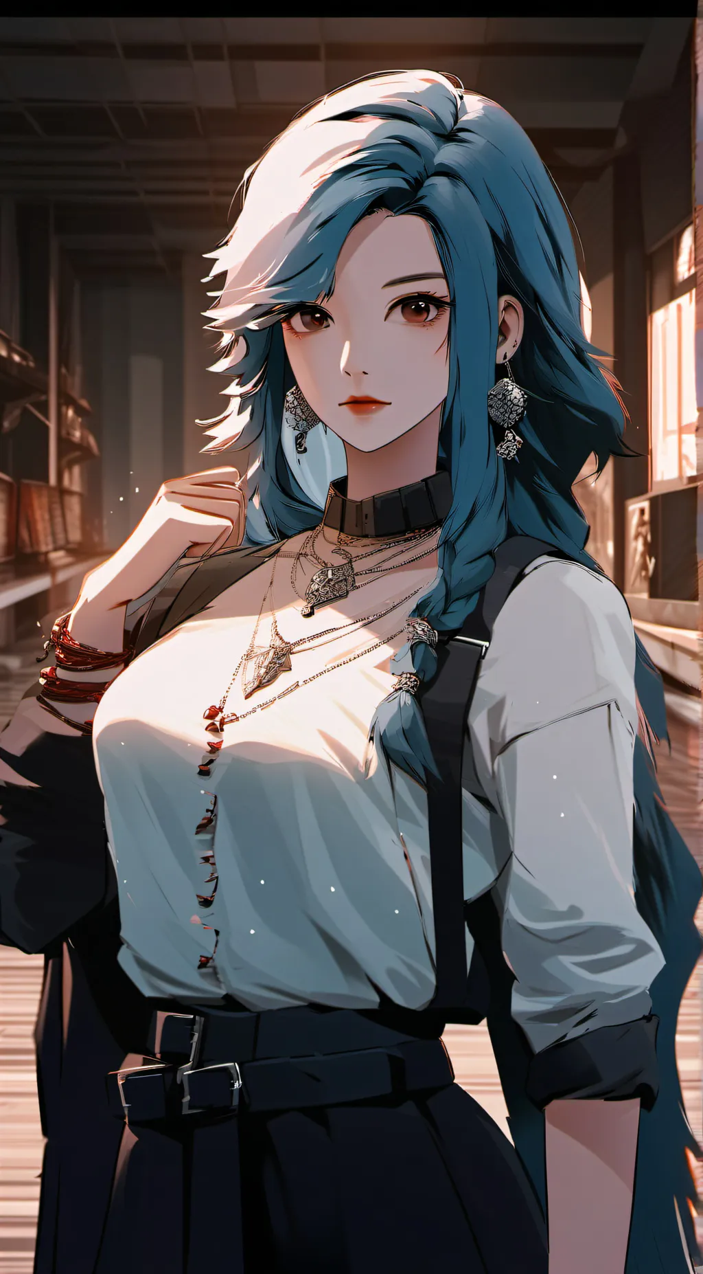 ai character: mey hinugui background