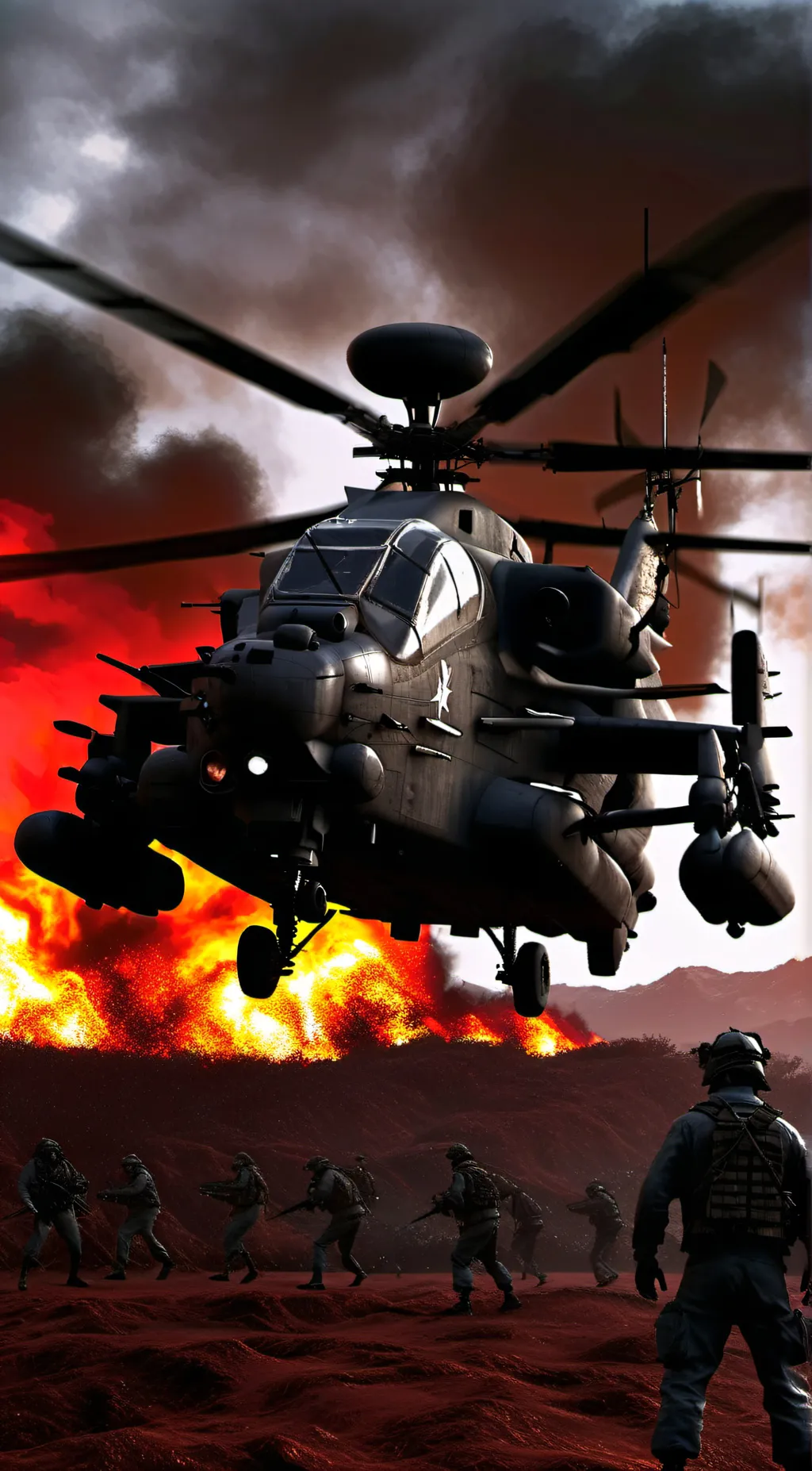 ai character: A war  background