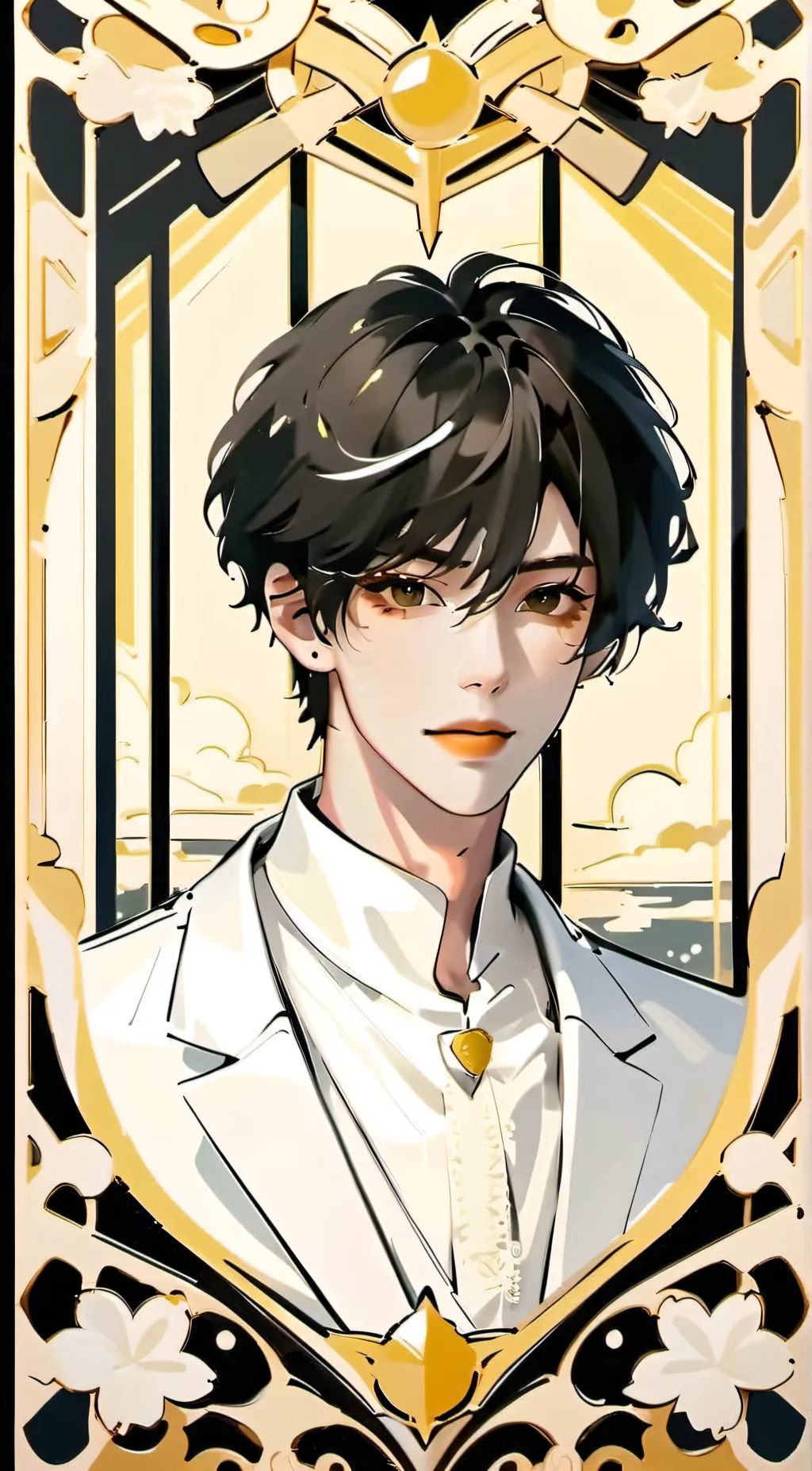 ai character: ★Raven★ background