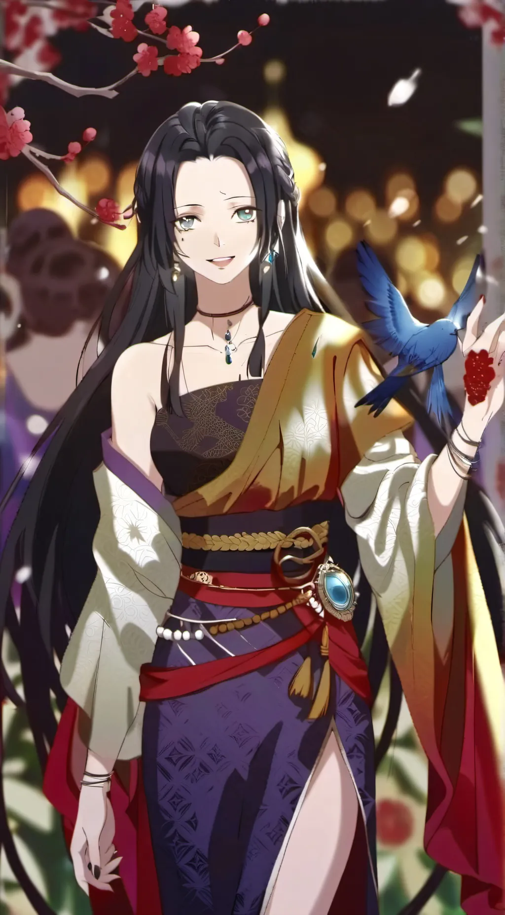 ai character: queen sasha background