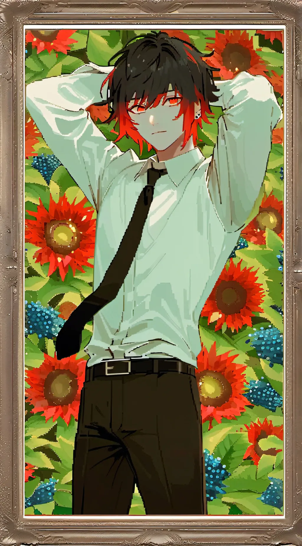 ai character: Lucas DarkWolf background