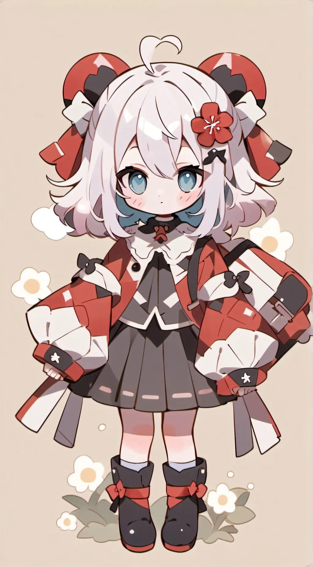 ai character: bluey background