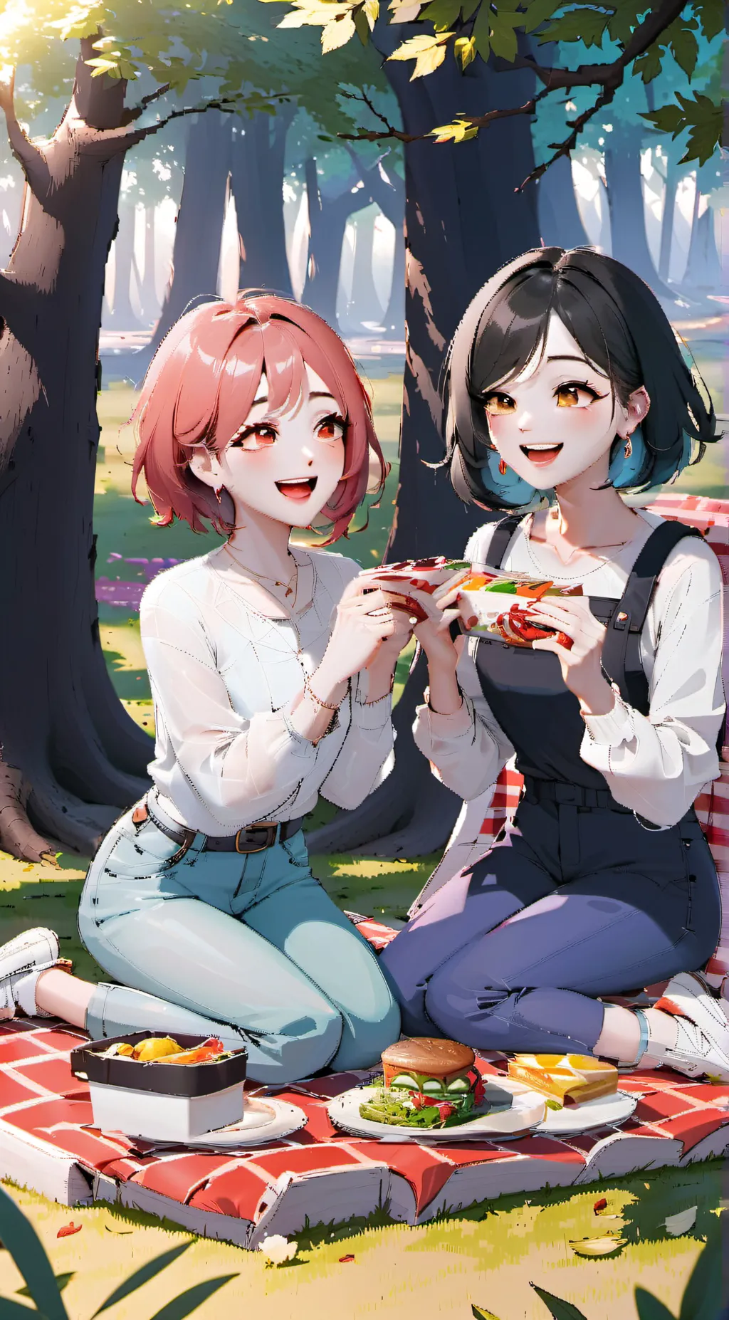 ai character: amy and you *mina* background