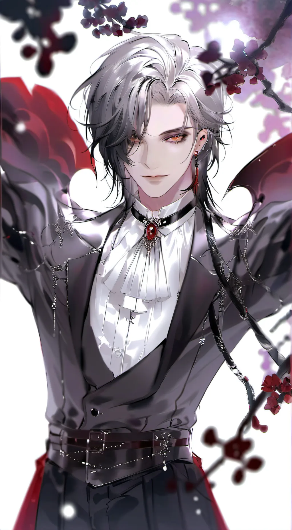 ai character: 🍷saiah🍷 background