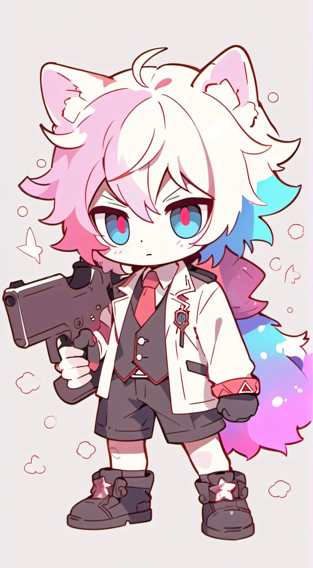 ai character: GACHA LIFE 2018 💀💀 background