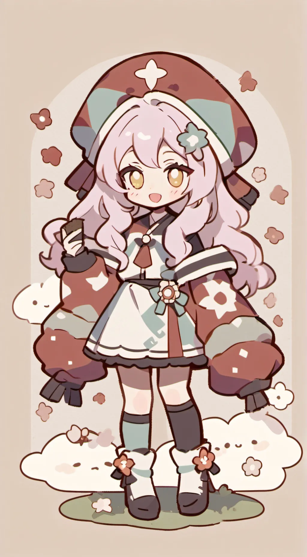 ai character: Kitty  background