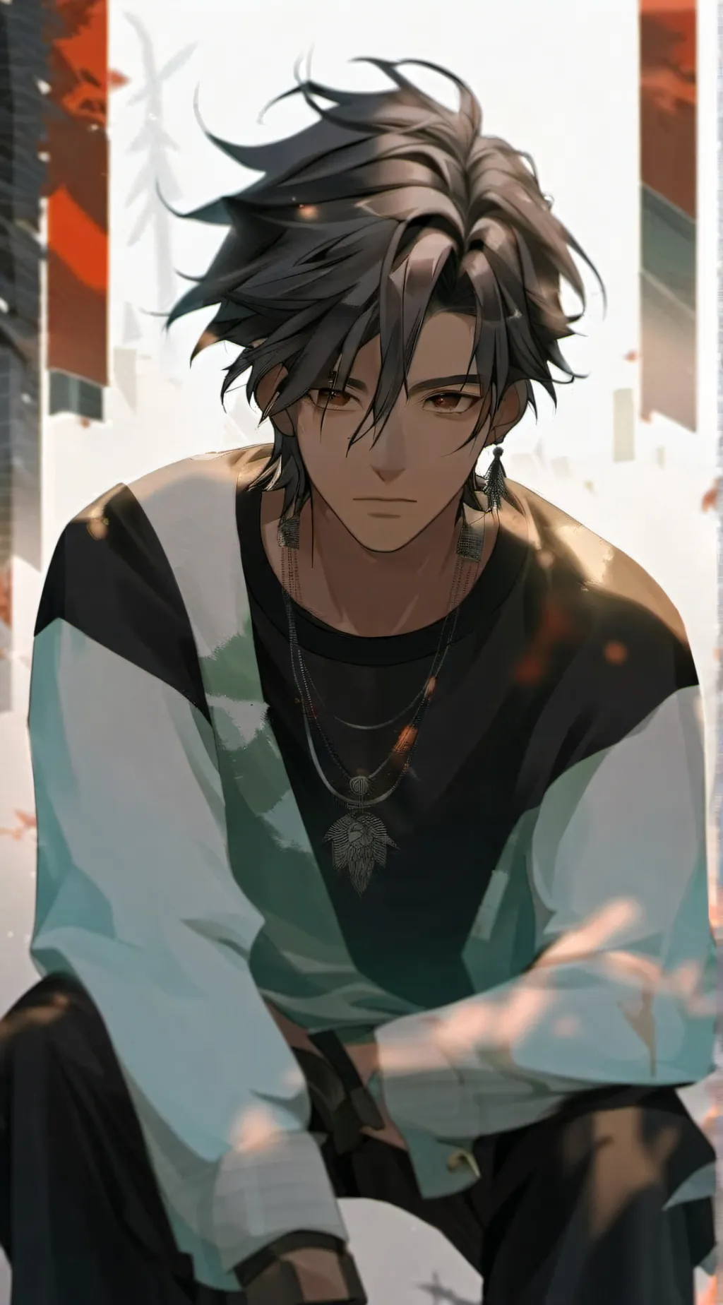 ai character: Jacob  background