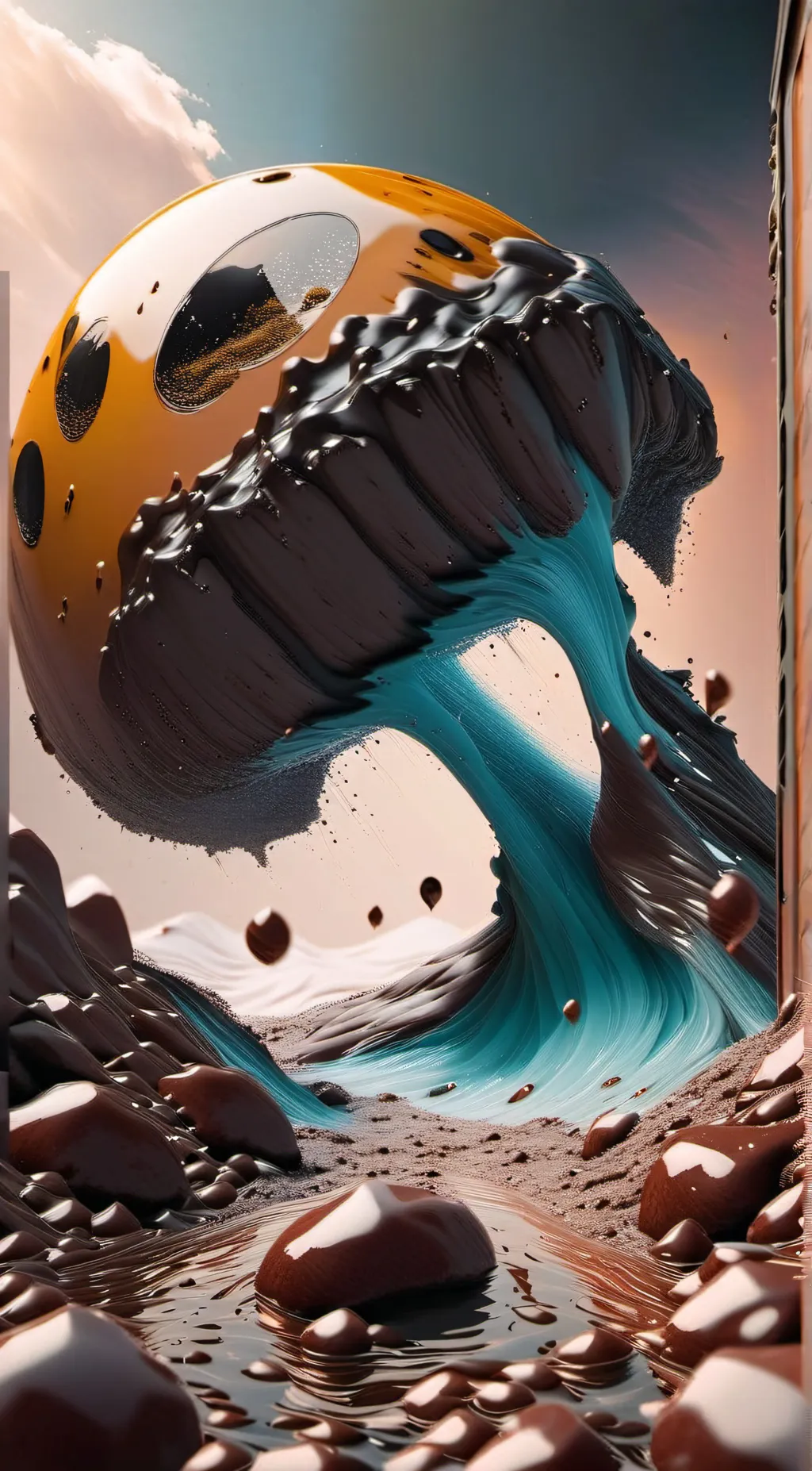 ai character: evil slime girl 22 background