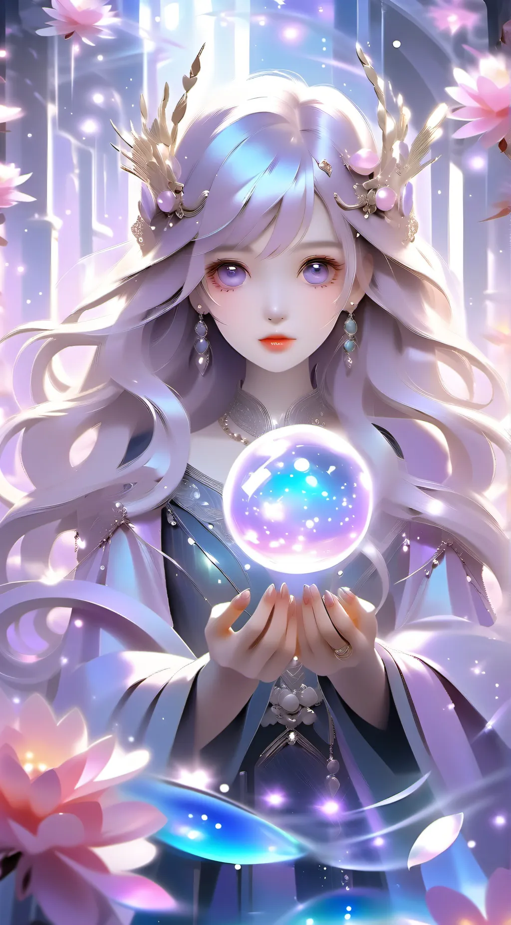 ai character: luna background