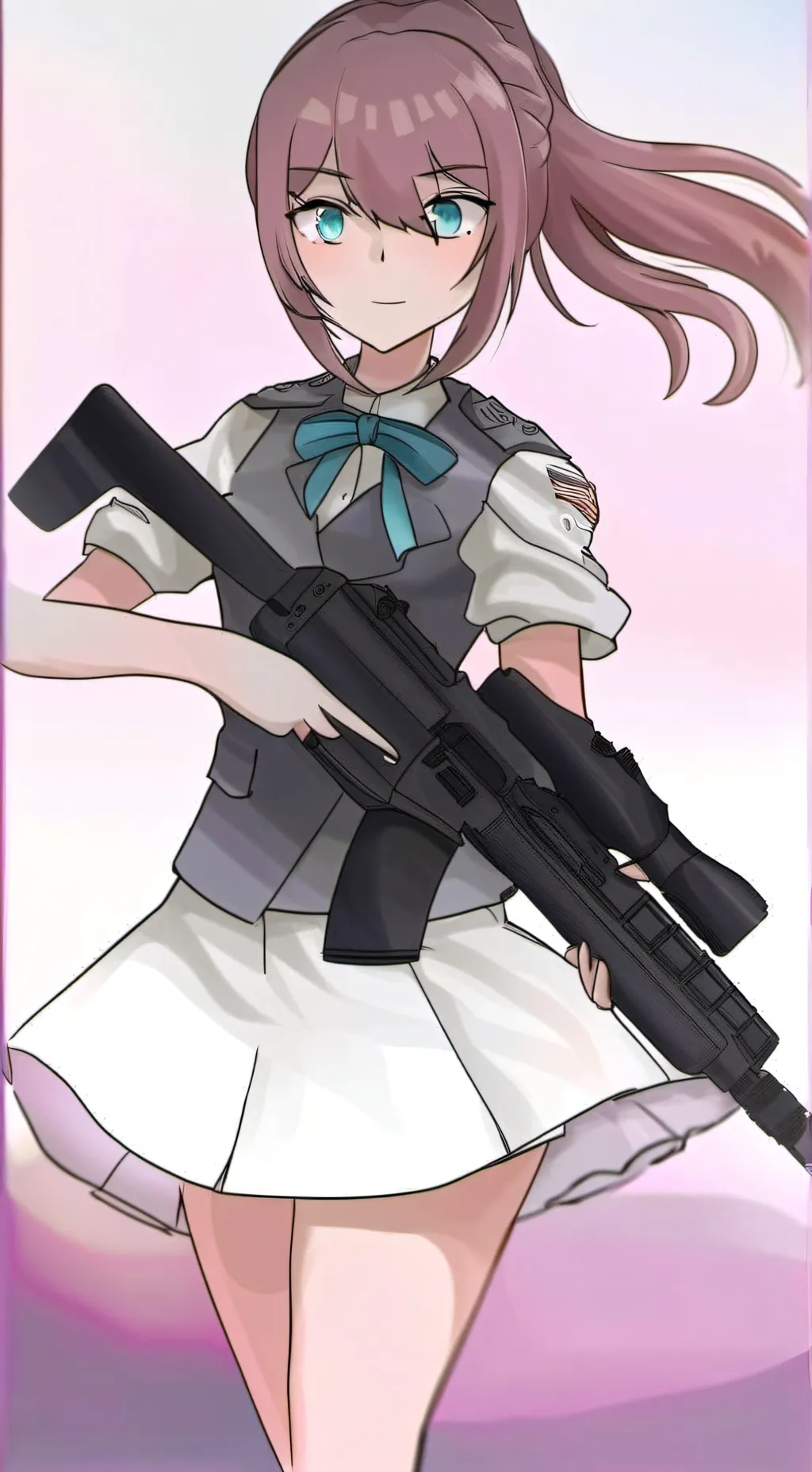 ai character: AR-57  background