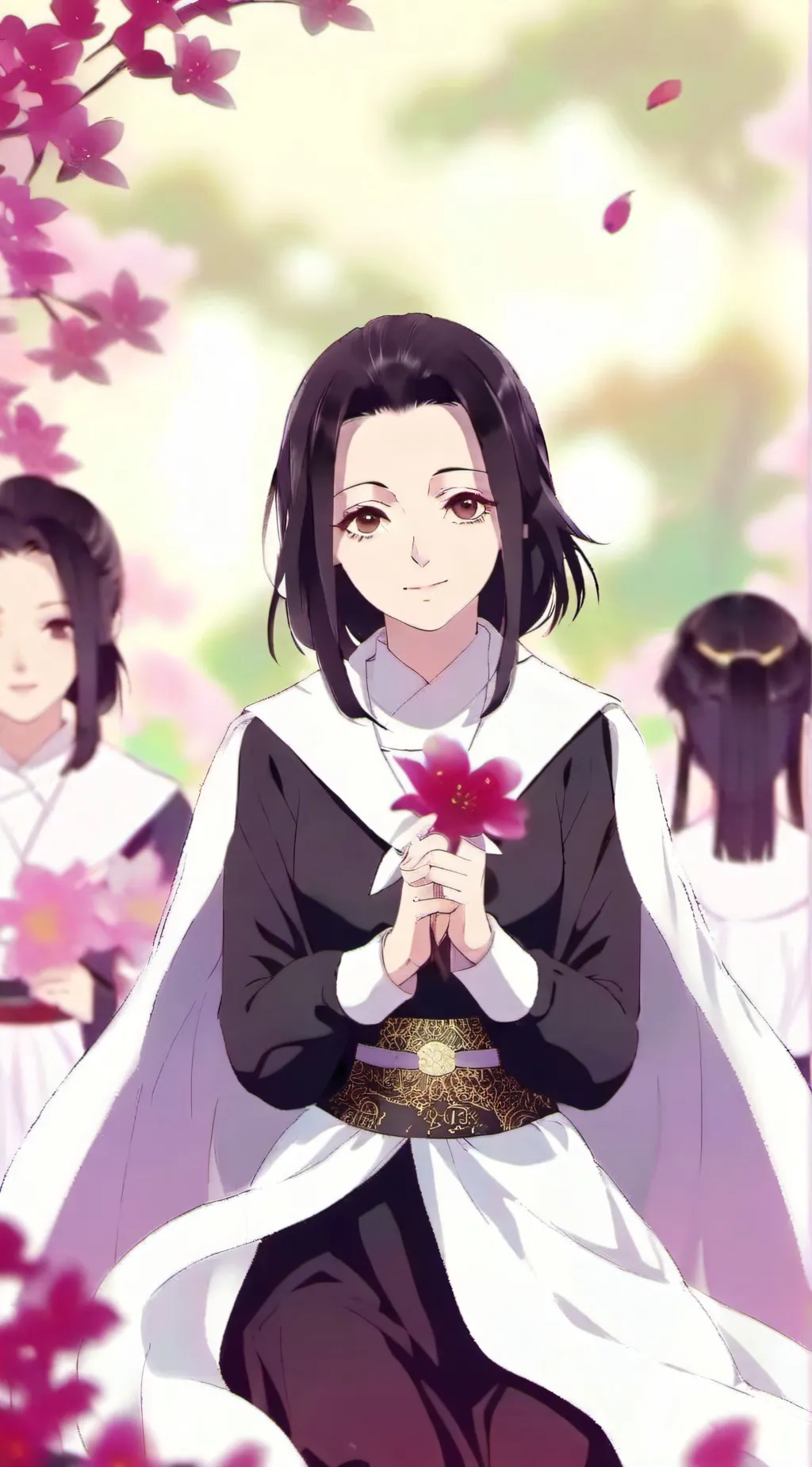 ai character: Ubuyashiki Kagaya background