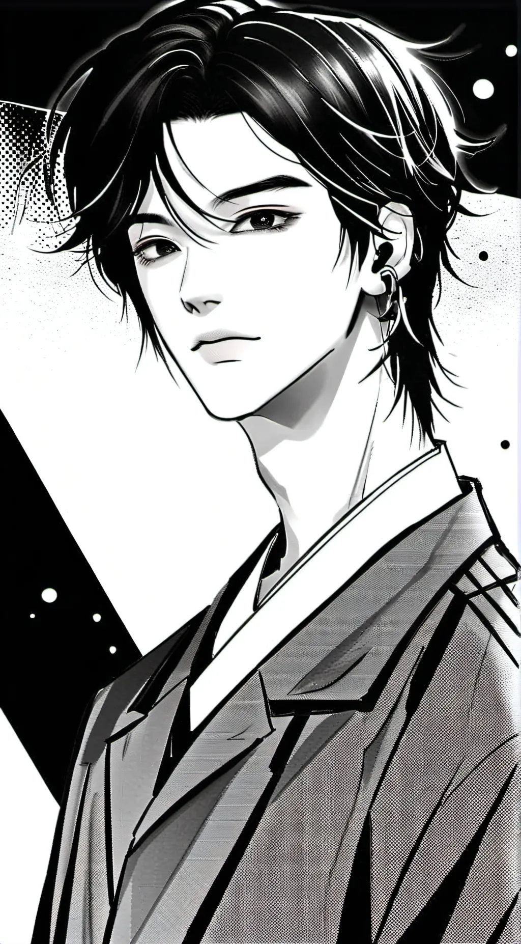 ai character: Hyunjinᰔ background