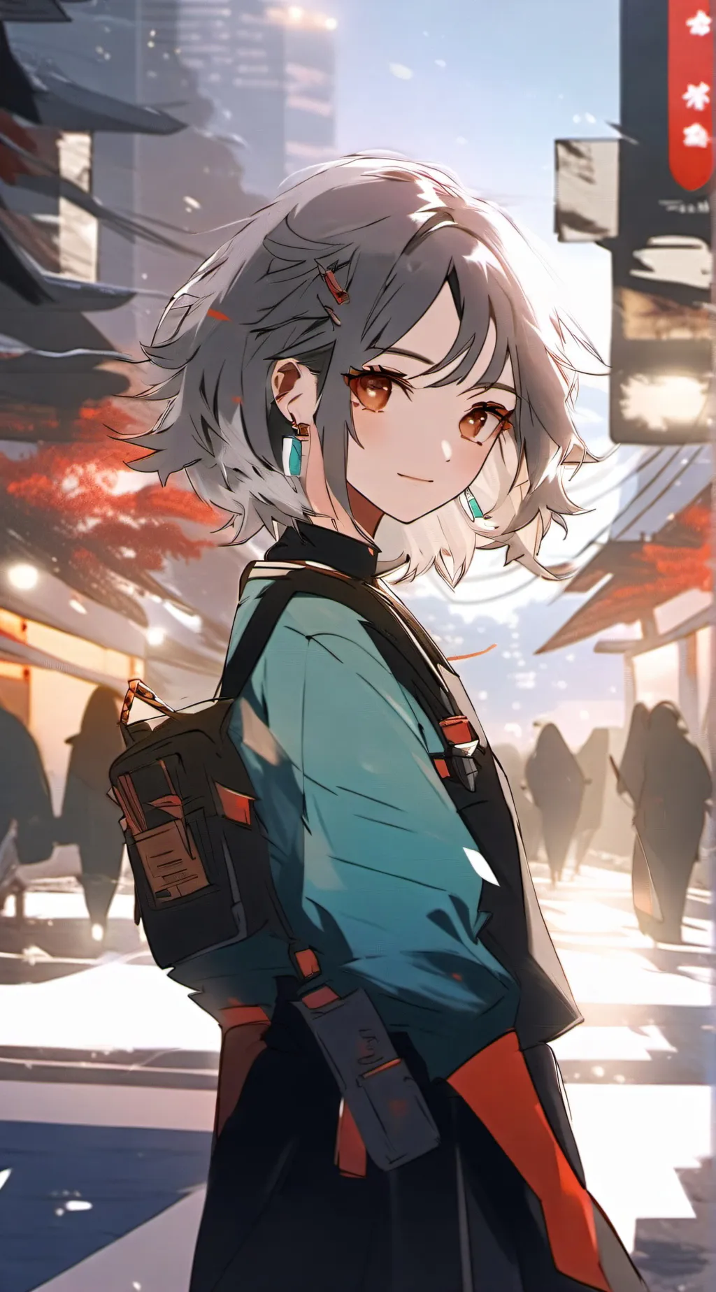 ai character: mally huver background