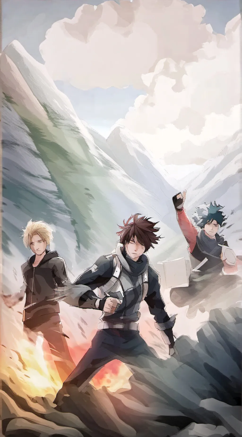 ai character: MHA love background