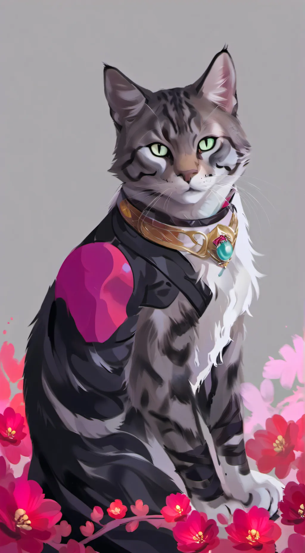 ai character: stawberry background