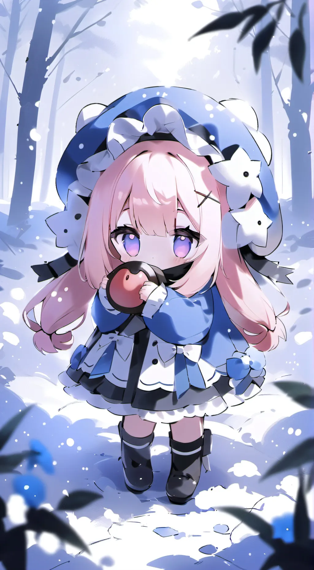 ai character: kirby background