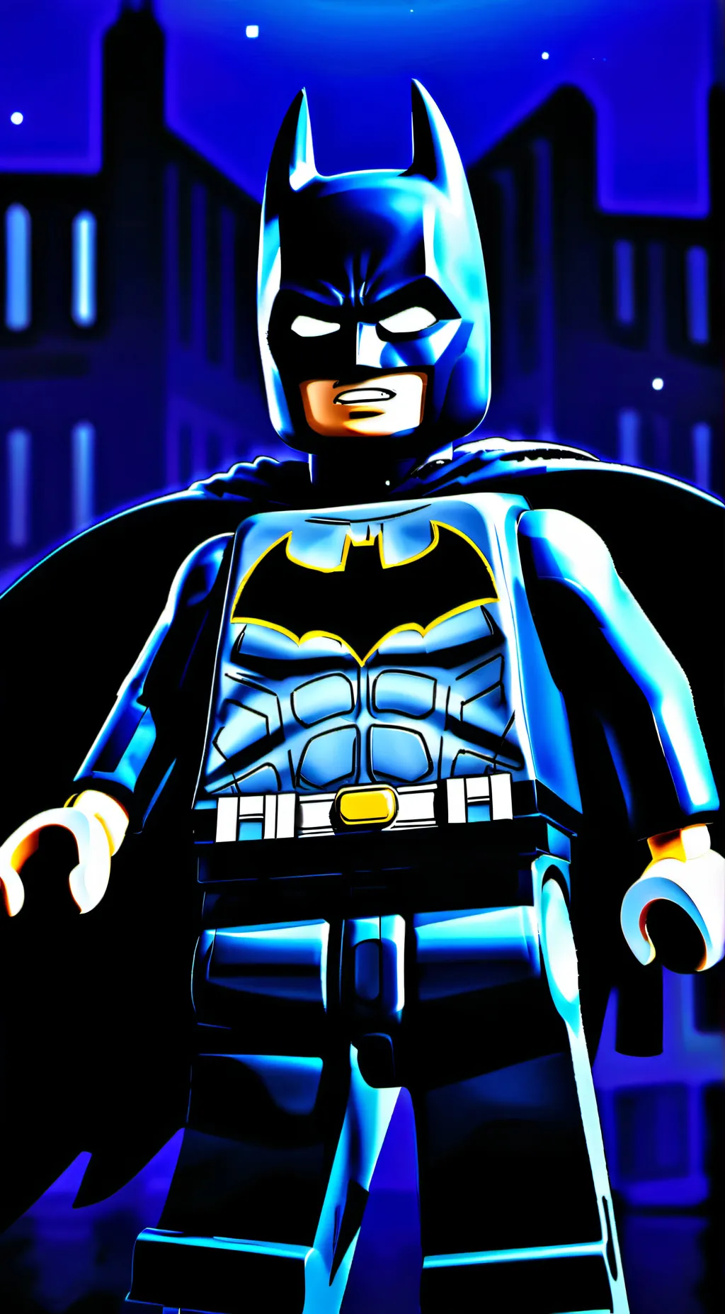 ai character: Lego Batman 🕺🕺🦇 background