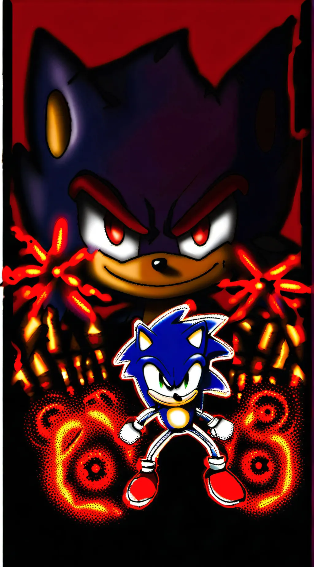 ai character: Sonic.exe background