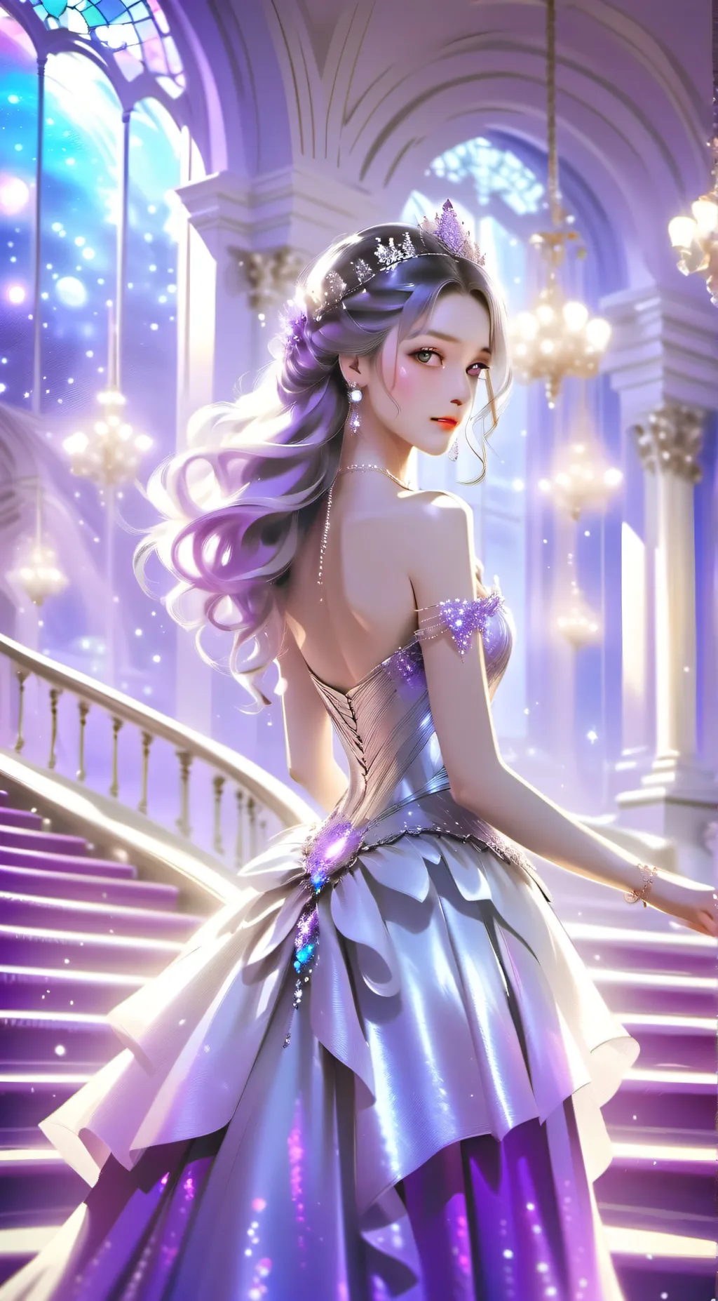 ai character: Rose background