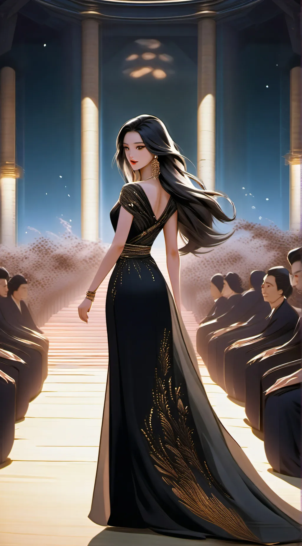 ai character: Alexandra  background