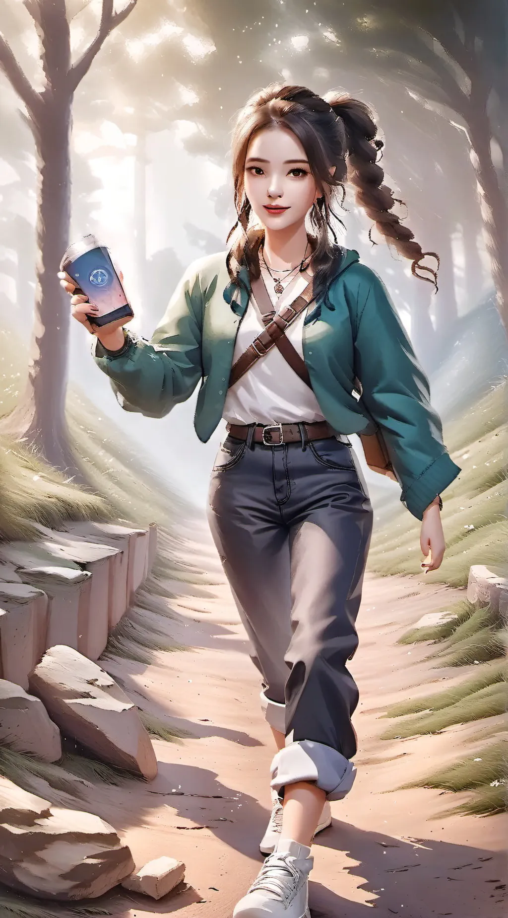 ai character: Emelia Jackie background