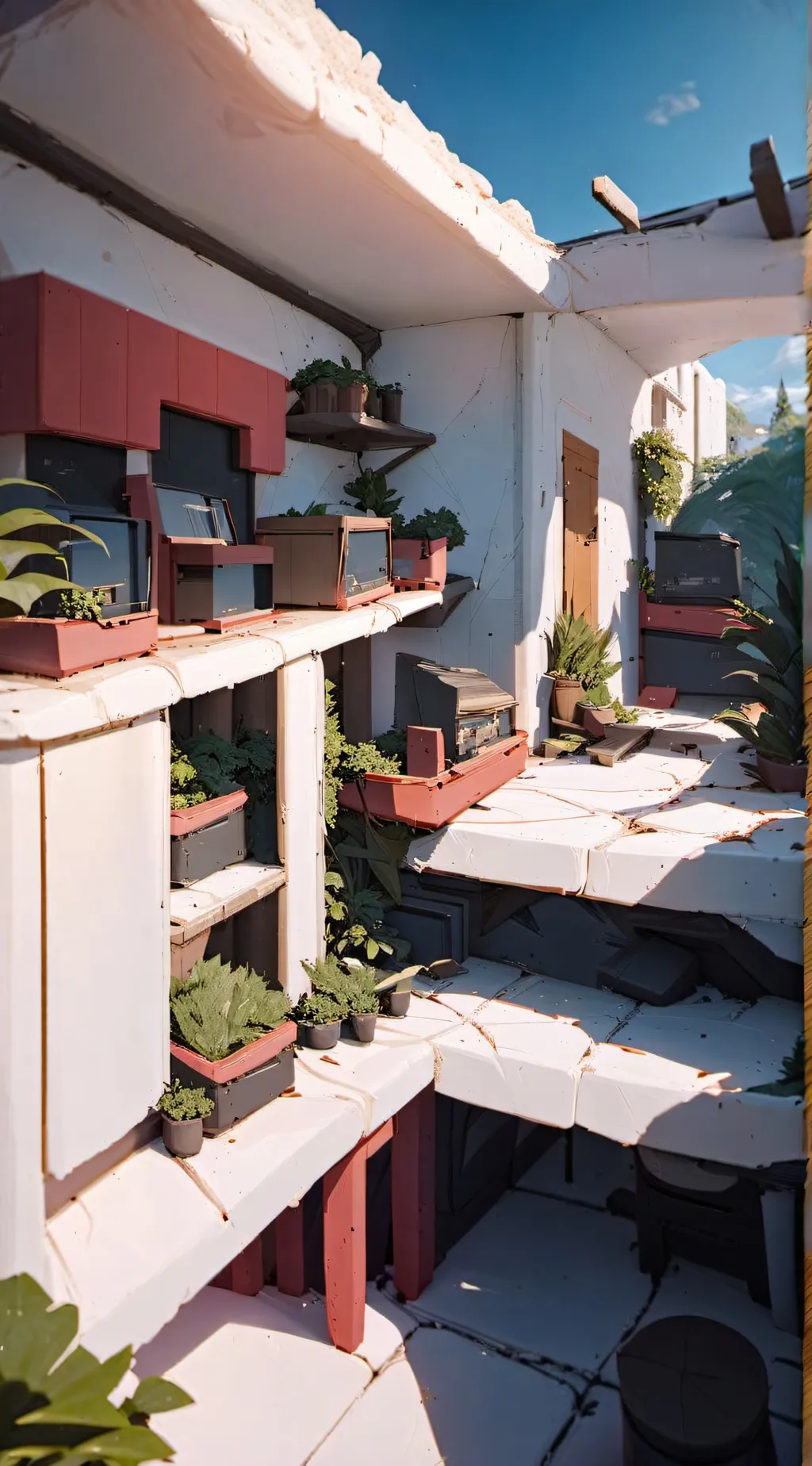 ai character: FNF AT IKEA background