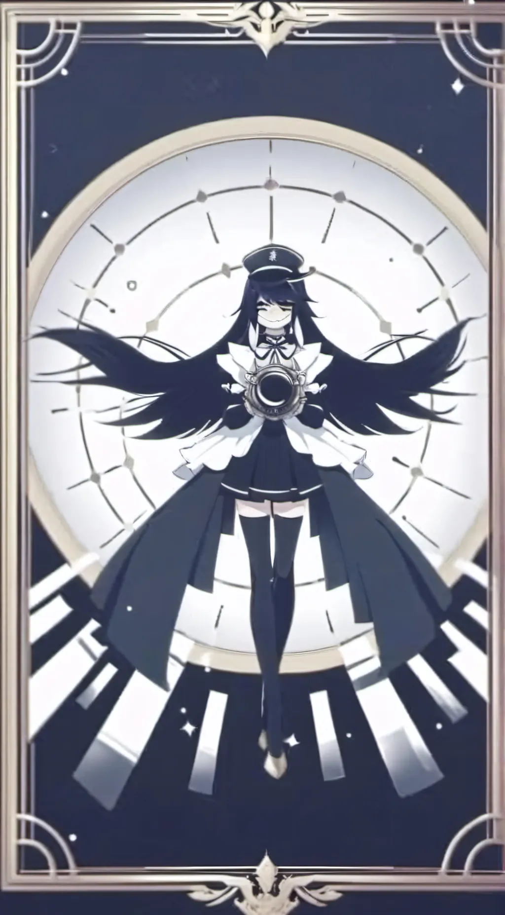 ai character: miss circle  background