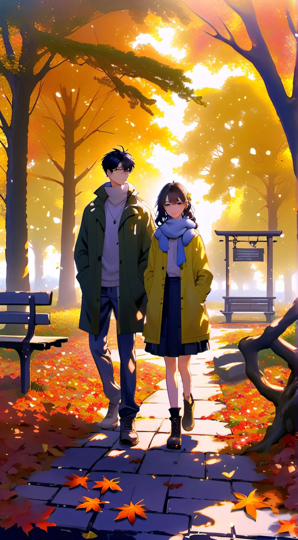 ai character: Yui & Gale background