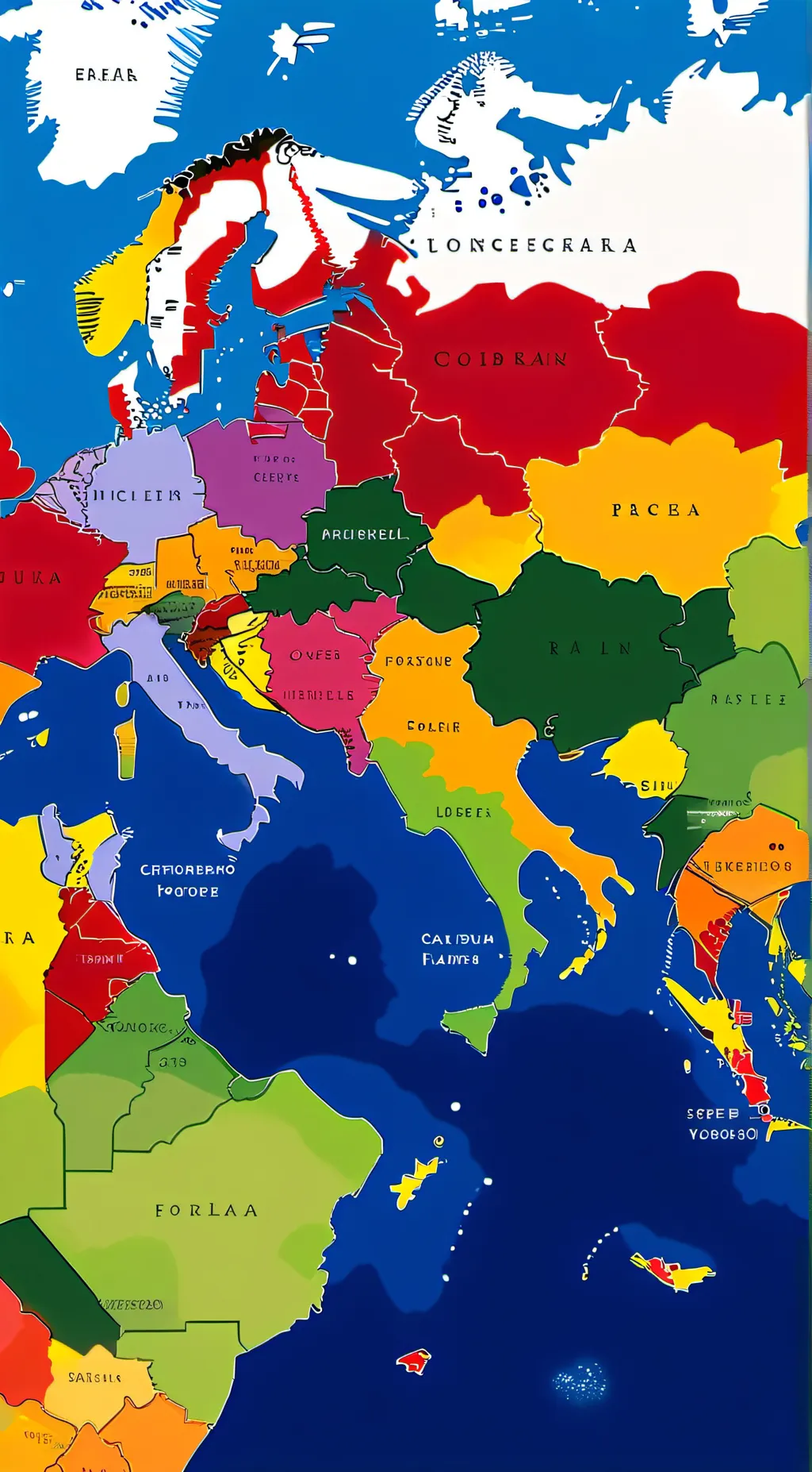 ai character: Countryballs background