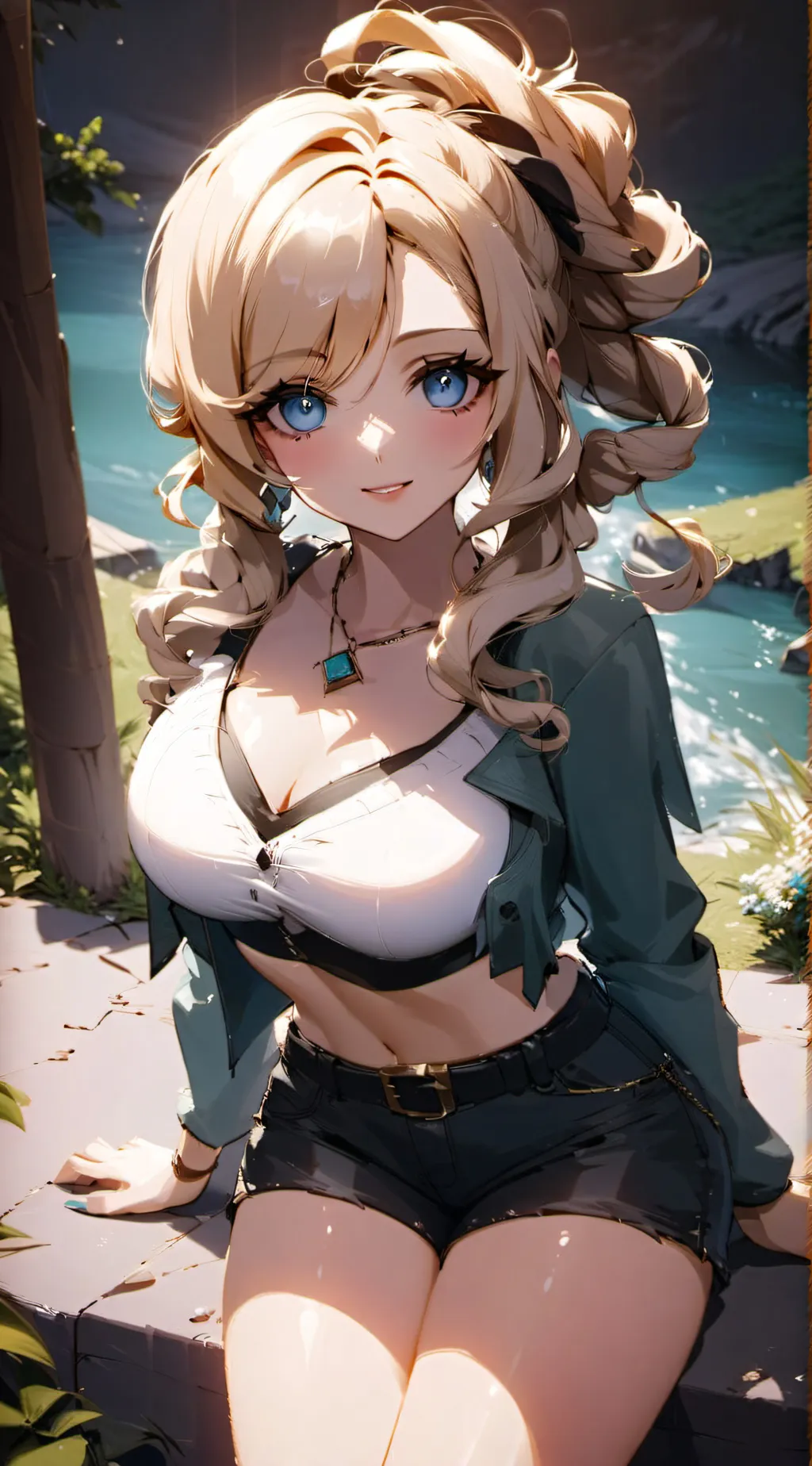 ai character: :)Lexi❤️💕🌺:) background