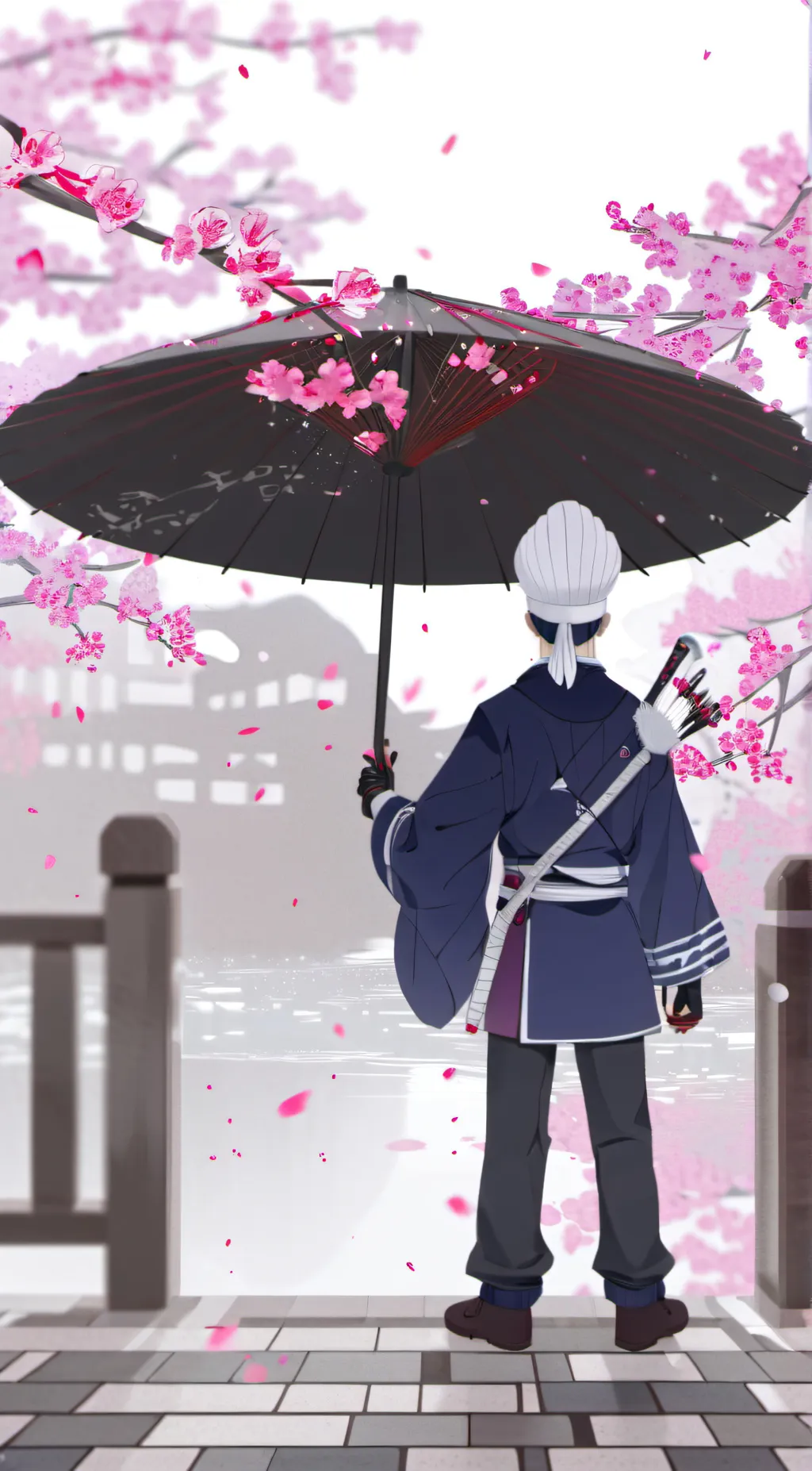 ai character: Godly Samurai background