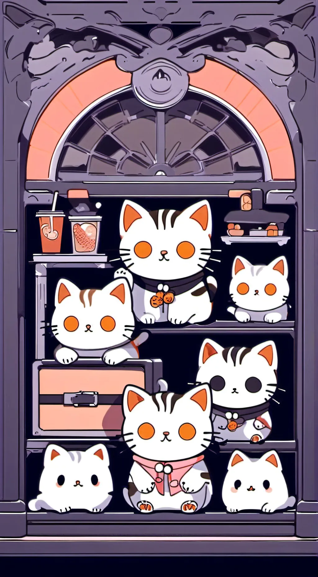 ai character: UWU cat background
